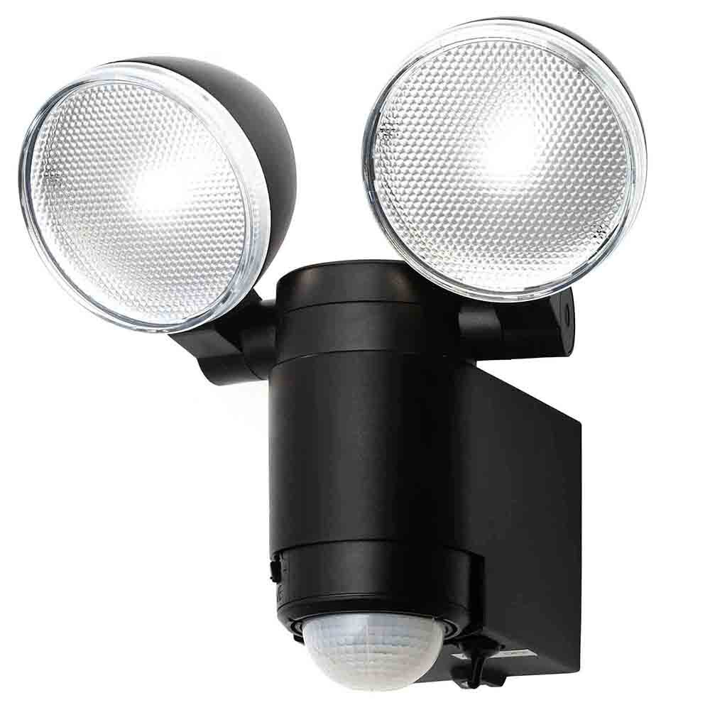Stanley Floodlight Outdoor LED With PIR Sensor & Solar Panel - Black Clearance