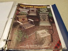 Lot of 50 Macrame Lawn Chair Patterns Guitar Duck Navaho Sails Herringbone 4