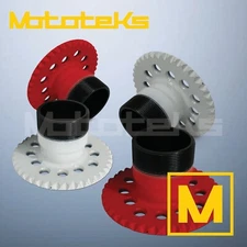 4 LUG WIRE WHEELS KNOCK OFF ADAPTERS 4x4.5, 12 HOLES, SET OF 4