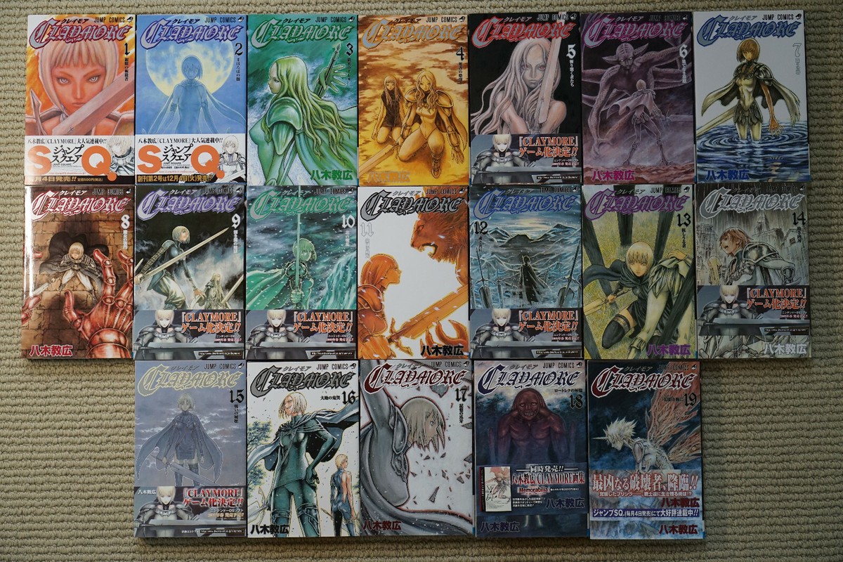 Claymore Manga 1-19 Japanese Norihiro Yagi | eBay