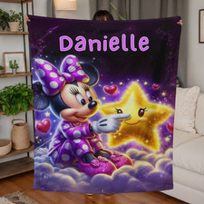 MM Cozy Custom Name Super Soft Plush Mink Touch Fleece Blanket US