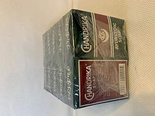 Chandrika Bath and Body Ayurvedic Bar Soap, Pack of 10 - DIRECT FROM CHANDRIKA 