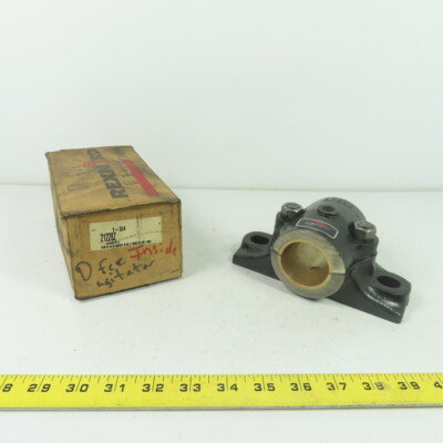Link-Belt Rexnord 21228Z 4.4cm 2-Bolt Stehlager Ärmel Kugellager