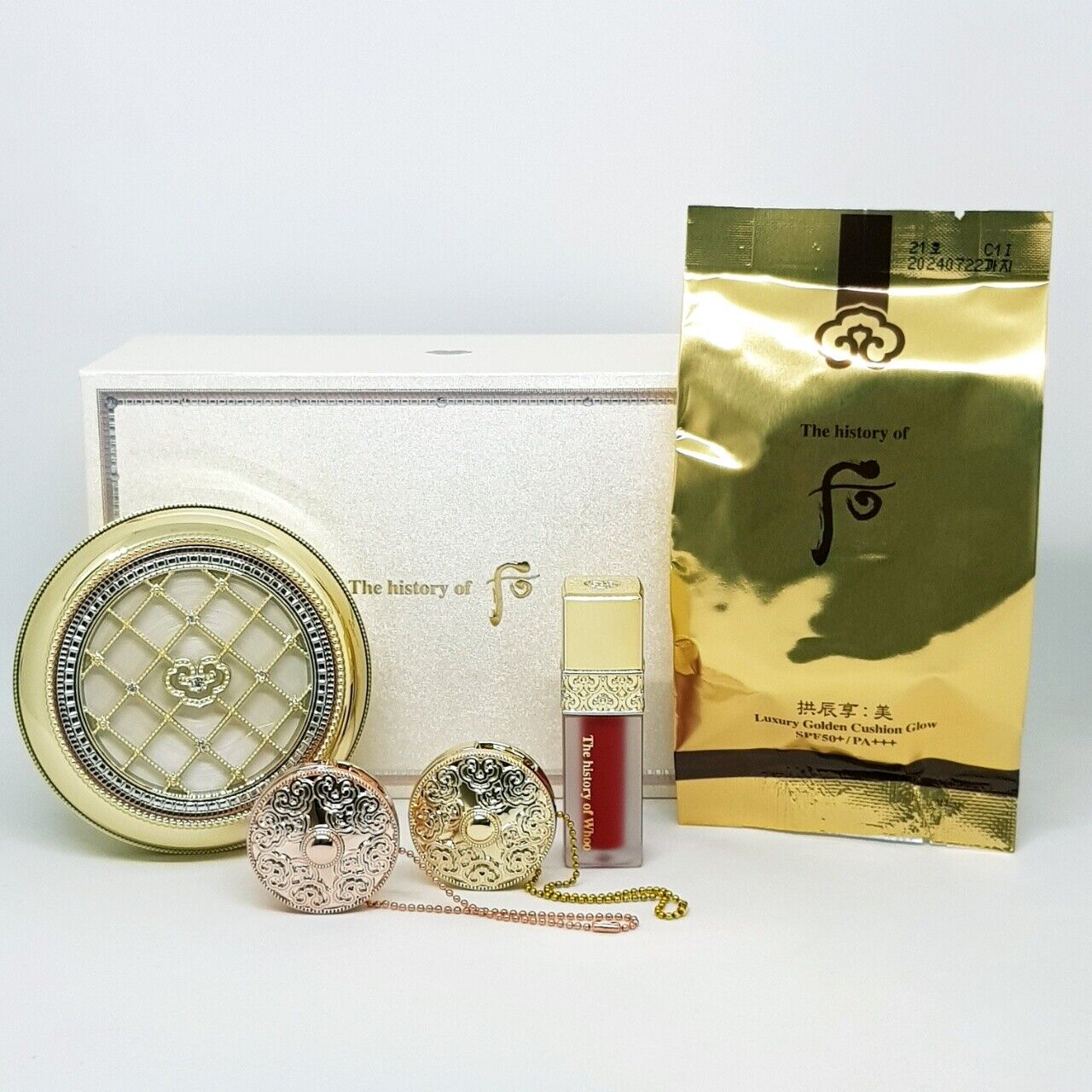 The History of Whoo Gongjinhyang Mi Luxury Golden Cushion Glow No.21 Special Set