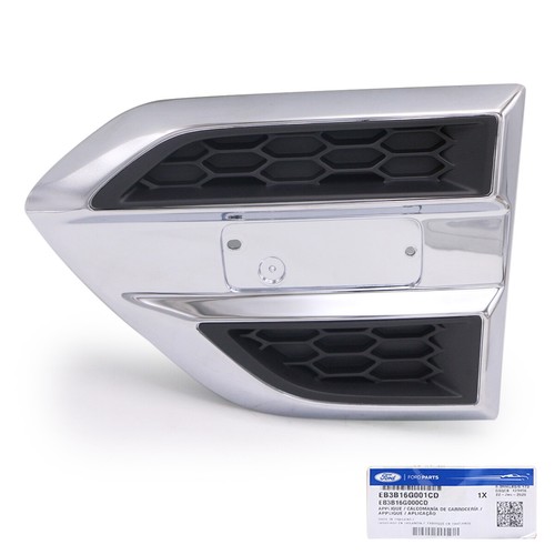 Fits Ford Ranger MC XLT 2.2 3.2 2015 19 20 Lh Chrome Side Vent Air Flow Trim - Picture 2 of 8