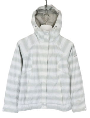 Columbia Omni-Tech Jacke Damen Klein Wasserdicht Atmungsaktiv mit Kapuze Muster