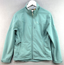 Mountain Hardwear Jacket Soft Shell Full Zip Womens Medium Blue Windstopper