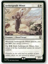 Aerhergeode Miner Commander Modern Horizons 3 Magic NM