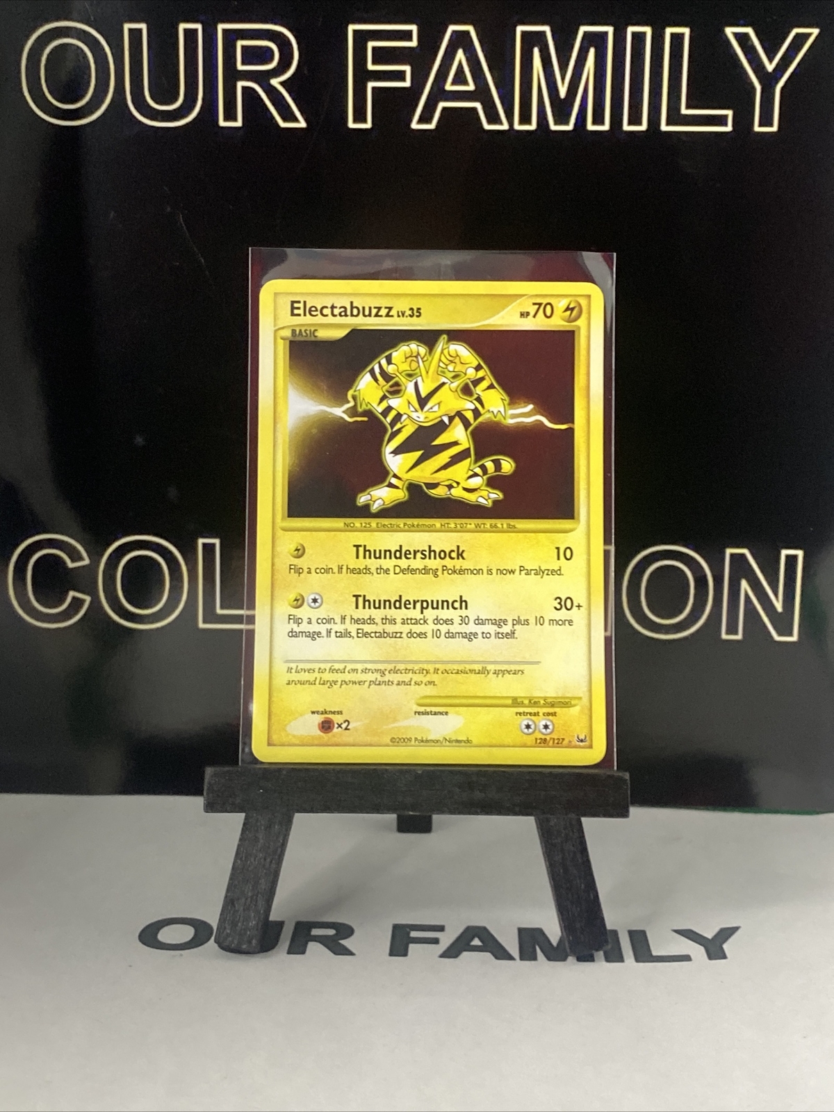 Electabuzz - 128/127 Secret Rare - Platinum Base Set - Pokemon - 2009 NM