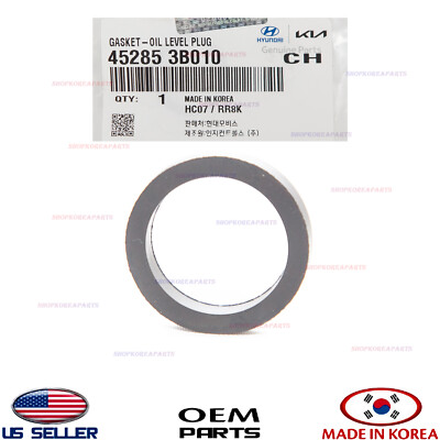 Automatic Transmission Oil Level Plug Gasket OEM HYUNDAI KIA *See Compatibility