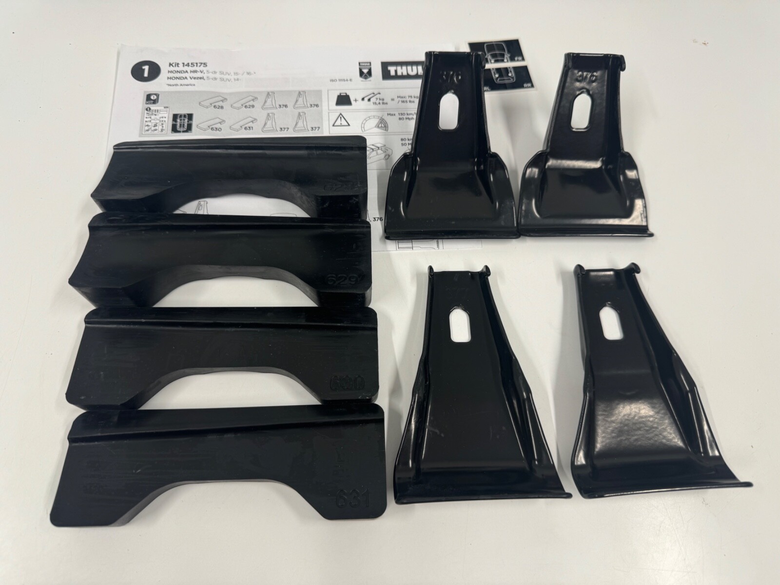 THULE FITTING KIT 5175 no box fits HONDA HR-V, 5-dr SUV, 15-21 / 16-21* + other