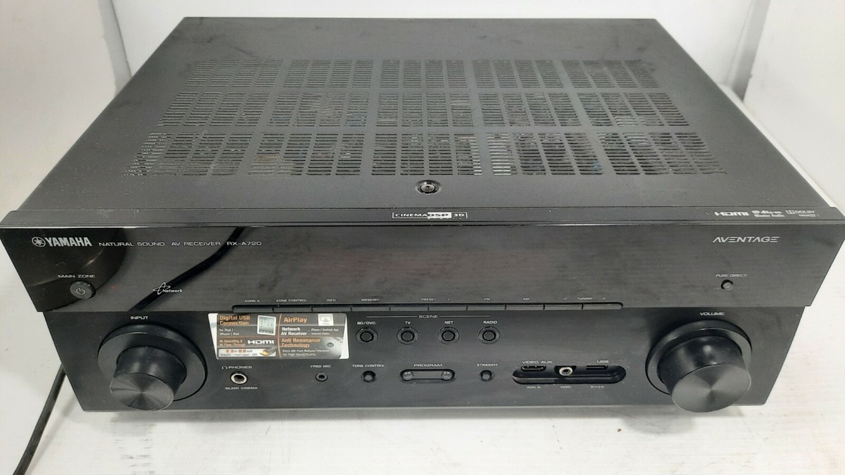 【中古】ヤマハ AVレシーバー Rx-a720 7.2 Network Aventage Yamaha RX-A720 7.2- Channel Network Aventage AV Receiver ☆N