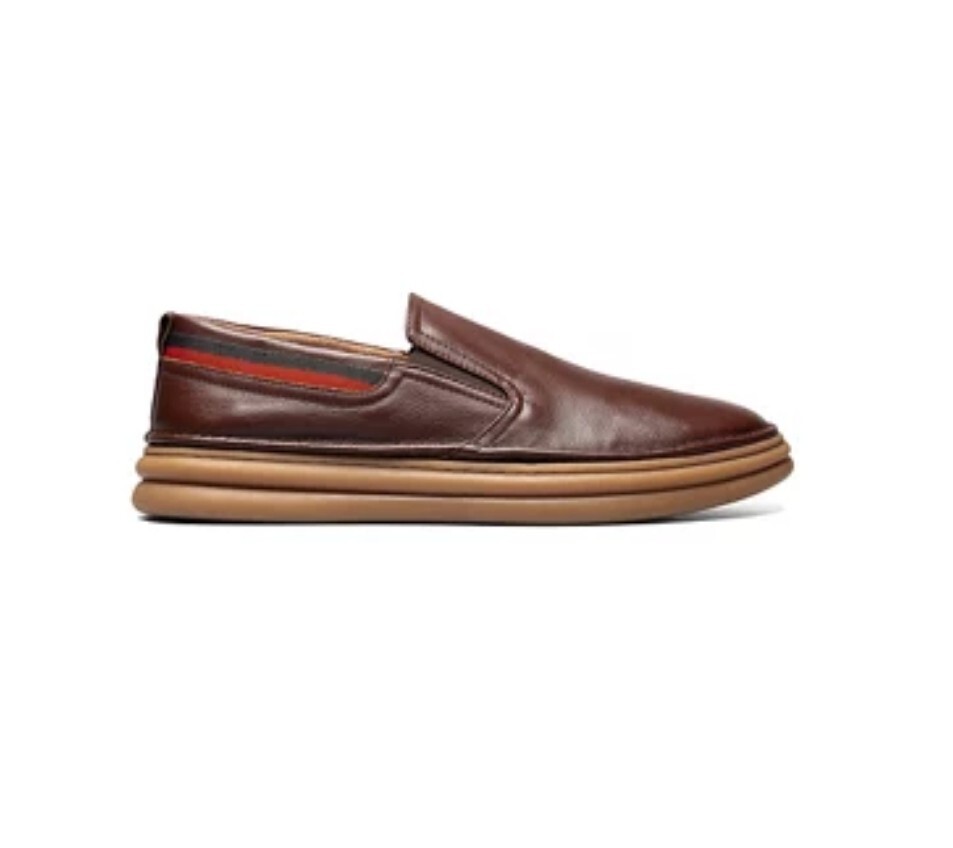 Stacy Adams Delmar Slip-On Sneakers Brown Leather Men’s 9.5 Amazon.com | Stacy Adams Mens Delmar Slip On Sneaker  main image 4