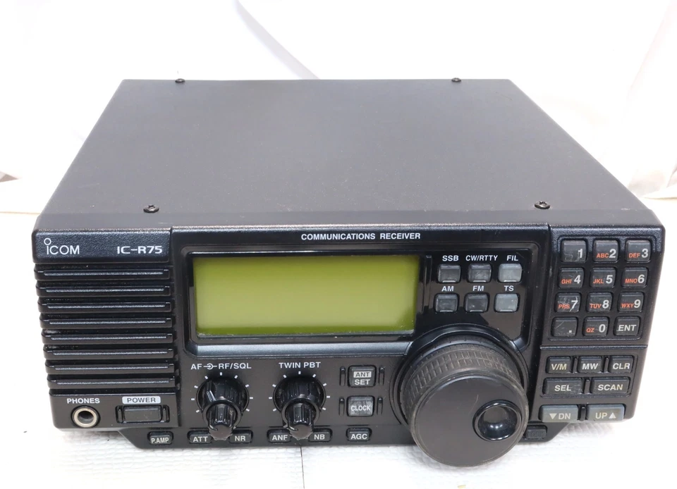 ICOM IC-R75 HF/50MHz ALL MODE Receiver - Image 2 of 4