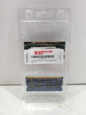 Komputer Bay Desktop Memory 2GB 2 X 1 GB SODIMM Laptop Memory, See Photos