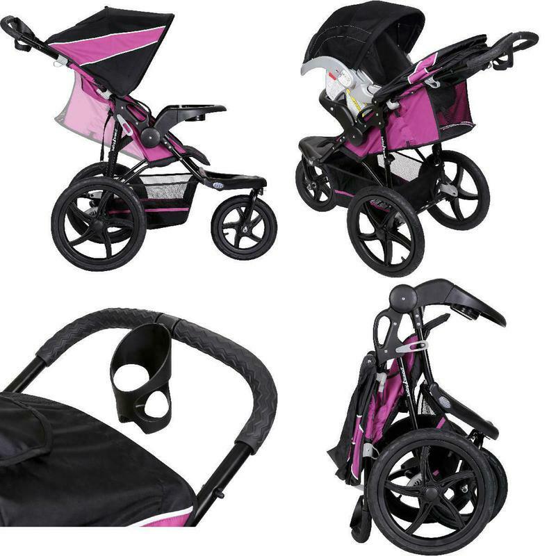 baby trend xcel jogging stroller raspberry