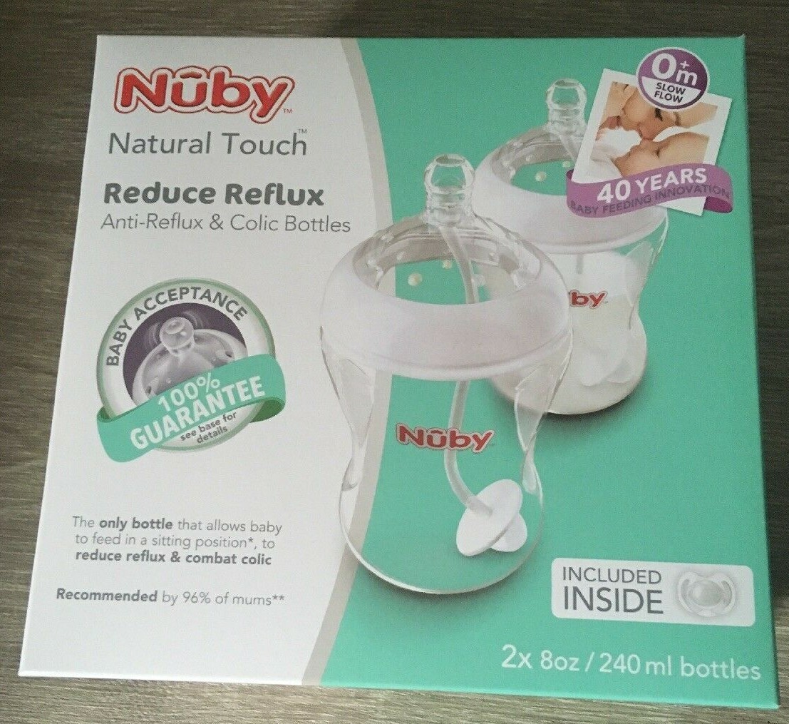 nuby anti reflux bottles