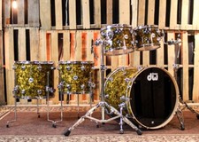 DW Collector's Maple SSC Gold Abalone Drum Set - 22,10,12,14,16 - SO 1382089