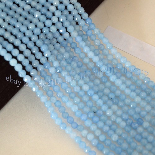 Wholesale 4mm Faceted Multicolor Jade Natural Gemstone Round Loose Beads 15'' - Picture 56 of 91