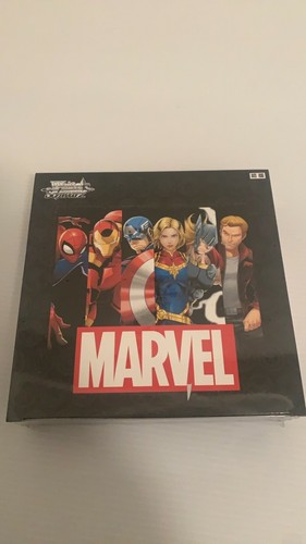 Weiss Schwarz Marvel Booster Box Card Collection Factory Sealed F/S from JAPAN - Picture 4 of 5