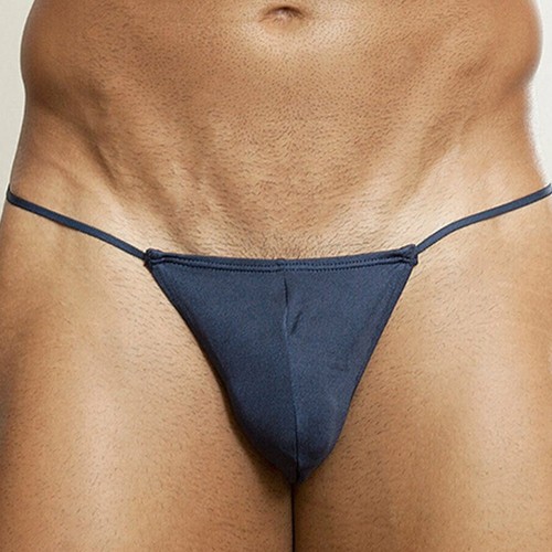 Mutandine uomo sexy vita bassa rigonfiamento marsupio slip perizoma perizoma schiena a T intimo* - Foto 17 di 28