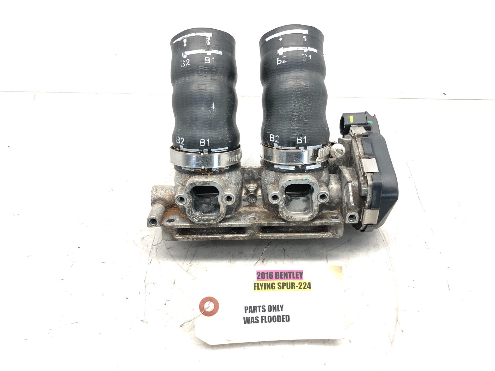 2014-2018 BENTLEY FLYING SPUR 4.0L V8 ENGINE MOTOR THROTTLE BODY OEM #FOR PARTS.