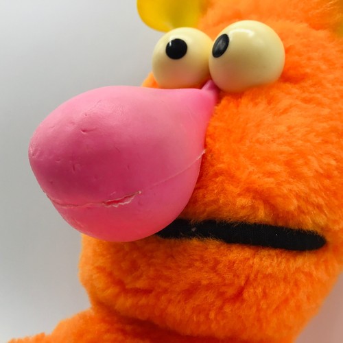 VTG Sesame Street Honker 9" Plush Stuffed Toy Hasbro Muppets Nose Honks Orange - Picture 3 of 11