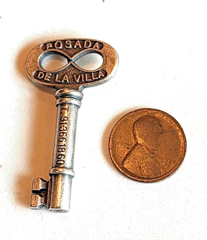 Rare Posada De La Villa  Hotel Room Skeleton Key, Madrid, Spain