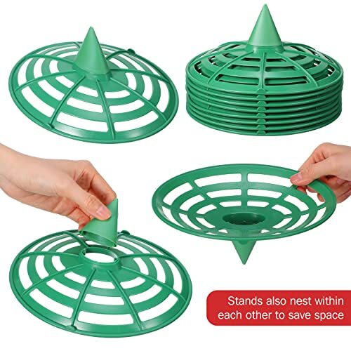 12 Pack Melon Cradles Garden Plant Supports Reusable Watermelon Pumpkins Support - Picture 3 of 7