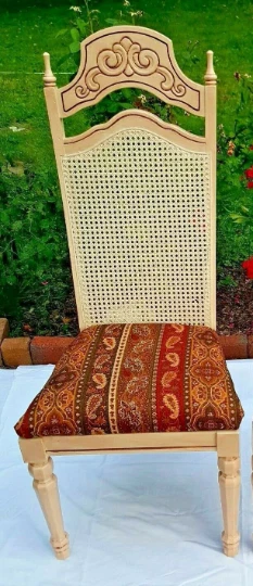 (2) Dos sillas de comedor estilo francés, restauradas - SOLO RECOGIDA LOCAL Foto 4 de 4