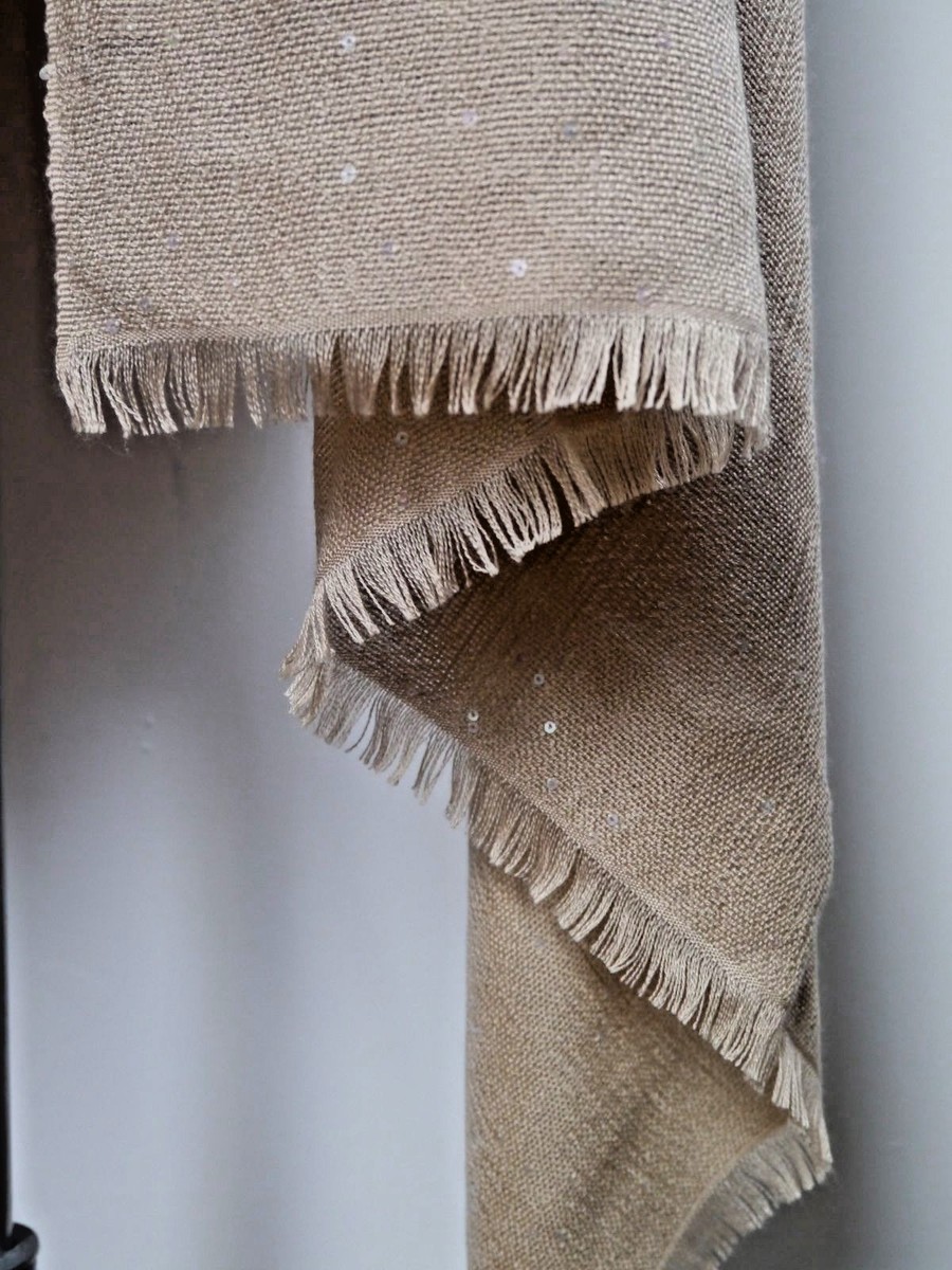 NEW BRUNELLO CUCINELLI $2,060 diamond sequin cashmere silk