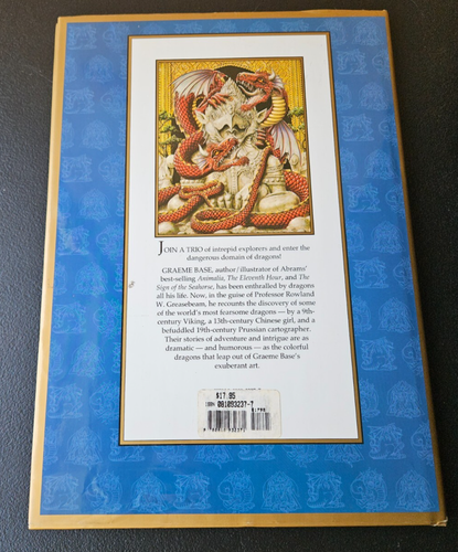 THE DISCOVERY OF DRAGONS. BY GRAEME BASE. 1996 HARRY ABRAMS HARDCOVER BOOK - Picture 9 of 10