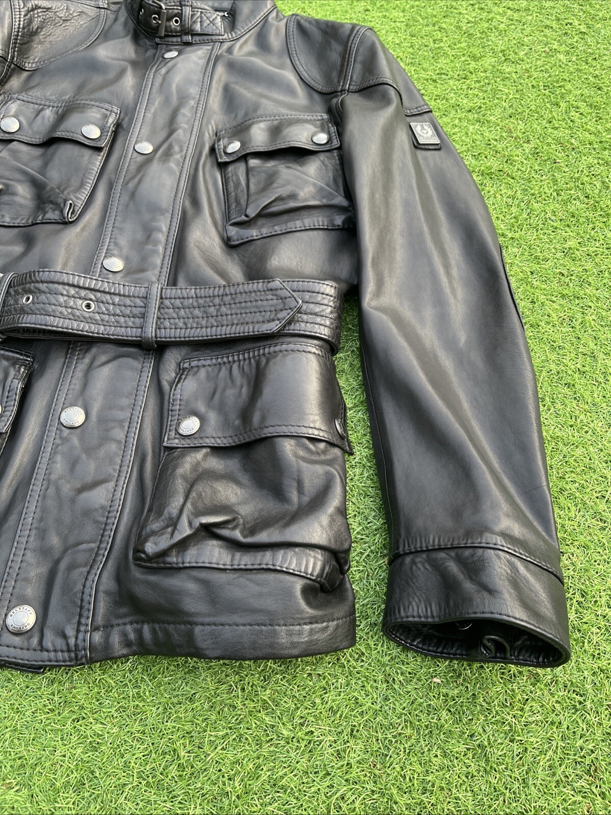 Belstaff Trialmaster 2.0 Speedmaster Black Leather Jacket IT46/UK36 image 7