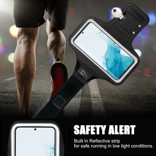 Running Armband Phone Holder for Phone Size 5.5"-7" (Black/Arm Size 8.6"-15.7") - 第 5/13 張圖片