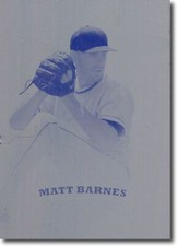 MATT BARNES 2012 Rize Rookie Printing Press Plate EMERGENCE RC 1/1