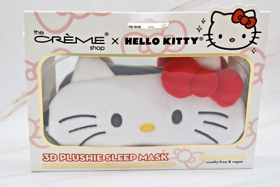 THE CREME SHOP X Hello Kitty 3D Plushie Sleep Mask Limited Edition Dual Sided