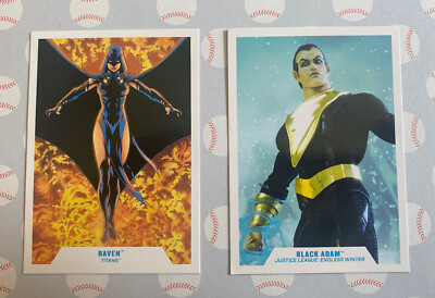 DC Multiverse Black Adam & Raven Justice League Endless Winter Trading Card Lot