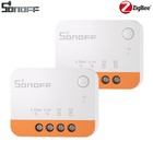 2PCS Sonoff Zigbee Smart Schalter 6A/1440W 2 Way Smart Switch Ohne Neutralleiter