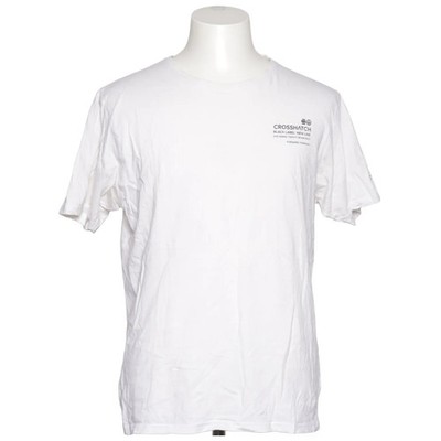Crosshatch, T-shirt, Größe: XL, Weiß, Baumwolle, Print, Herren #7GO
