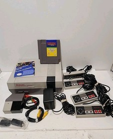 NES Sports Set Nintendo Entertainment System Console OriginalBox Untested Ass Is