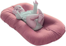Baby Lounger- Light Pink Coloured Lounger Pilow for Age 0-24 Months Baby.(No Pad