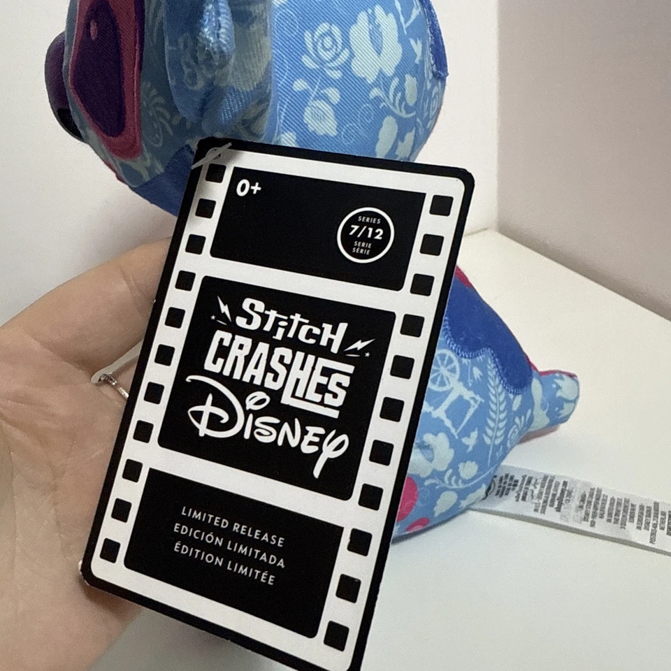  Stitch Crashes Disney Sleeping Beauty Plush Series 7 Of 12 Limited Release NWT - Image 3 of 3