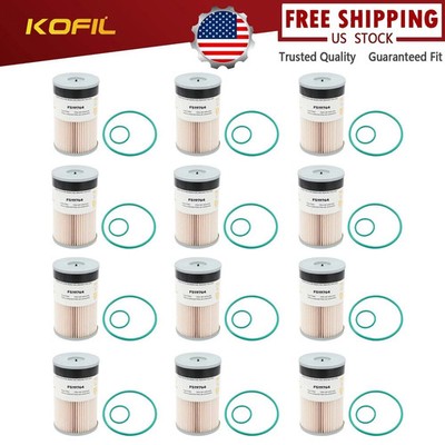12PCS FS19764 Replace for Fleetguard Cummins Fuel Filter Water Separator FS19624