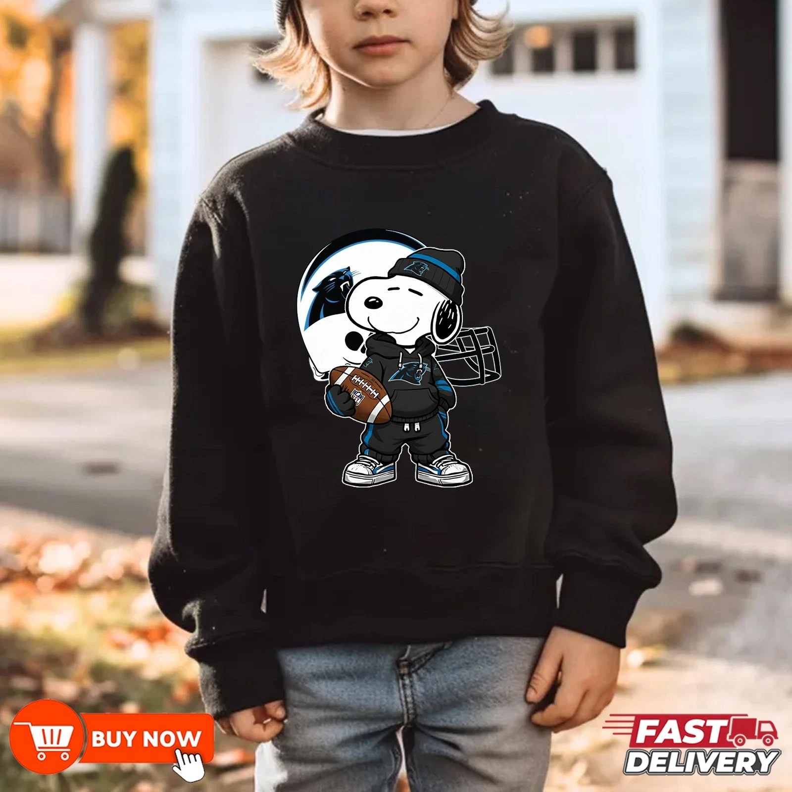 Carolina Panthers Football Sweatshirt