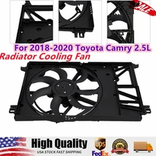 Radiator Cooling Fan Assembly For 2018-2020 Toyota Camry 2.5L OM# 1636025010 USA