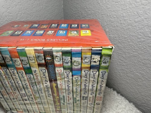 Diary of a Wimpy Kid - Books #1-16 - Complete Collection -Box Set Slight Damage - Picture 2 of 14