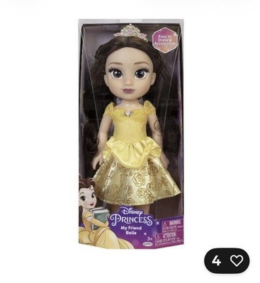 Disney Princess My Friend Belle Doll 14  Easy To Dress & Accessorize 3+ NIB