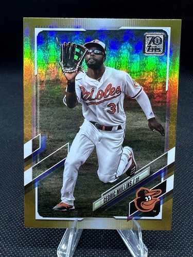 2021 Topps Gold Foil #487 Cedric Mullins Baltimore Orioles