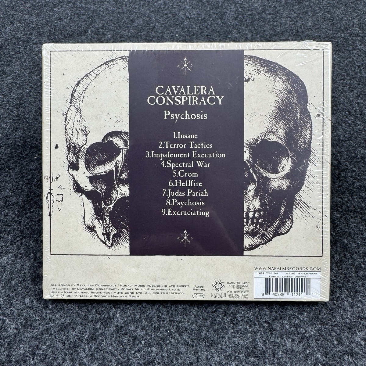 Cavalera Conspiracy Psychosis CD 2017 New Sealed Digipak