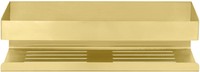Wenko Turbo-Loc® Wandablage, Genova Gold Matt, Befestigen Ohne Bohren